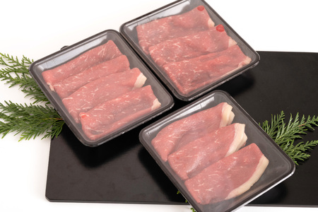 牛肉 くまもとあか牛 すきやき ・ しゃぶしゃぶ用 合計600g 3～4人前 訳アリ品