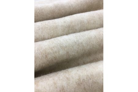ウール コットン ハーモニー 毛布 同色2枚 ひざ掛け ベージュ系 [0168] | 毛布 
