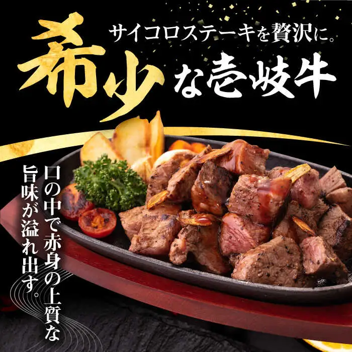 【全2回定期便】 壱岐牛 サイコロステーキ 500g《壱岐市》【株式会社イチヤマ】 肉 牛肉 ステーキ BBQ 焼肉 [JFE118]