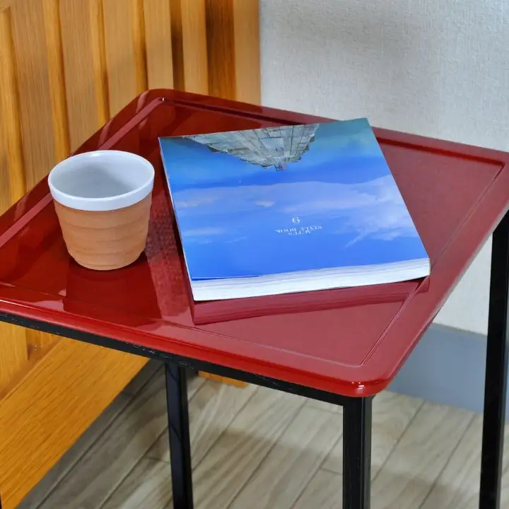 〈創業明治2年、田中家具謹製〉二本松伝統家具 レトロモダンサイドテーブル 1段 #1【田中家具】