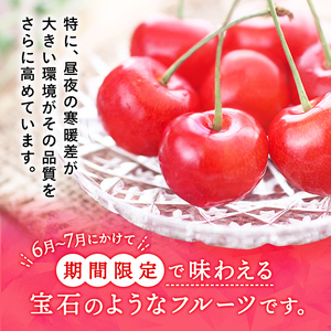 三関産さくらんぼ「佐藤錦」600g 秀2L さくらんぼ 秋田県産 小分け さくらんぼ 佐藤錦 さくらんぼ バラ詰め さくらんぼ フルーツ さくらんぼ【奥山果樹園】[B67-7801]