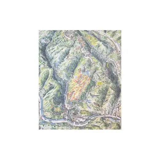 高尾山散策絵図