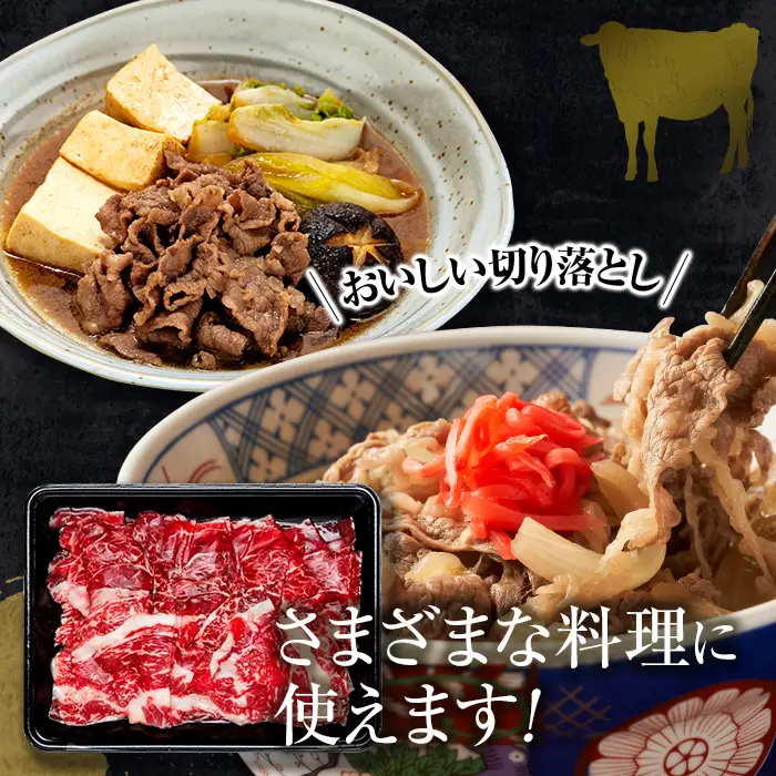 蓼科牛切落し400g×2