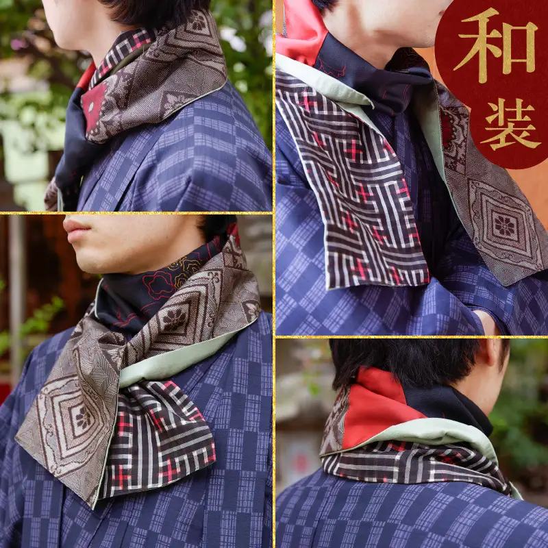 【 5営業日以内に発送 】 大島紬 スカーフ （ 赤 ） K275-003_01 ストール シルク 絹 男女兼用 ユニセックス 柄 オールシーズン 日除け 日焼け対策 おしゃれ 防寒 手洗い 和装 洋装 伝統工芸品 奄美 奄美大島 ネコポス ポストイン ポスト投函 奄美らいず -Shima-Do ふるさと納税 鹿児島 おすすめ ランキング プレゼント ギフト スピード配送 スピード発送 最短 すぐ届く お急ぎ 最短5営業日