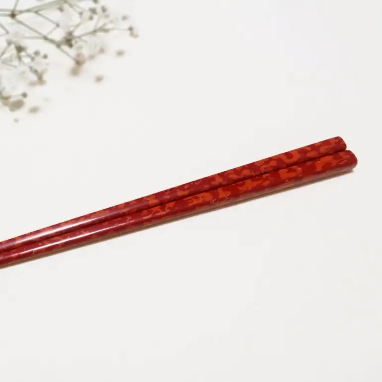 津軽塗 箸 一膳【赤】 津軽塗箸 漆塗 お箸 ギフト プレゼント【青森 五所川原】ハシ 一対 おはし 津軽塗り 津軽塗り箸 