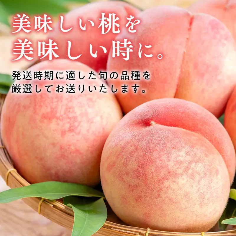 津軽の桃 旬の白桃 約3kg 秀品 《hi-0001-004》