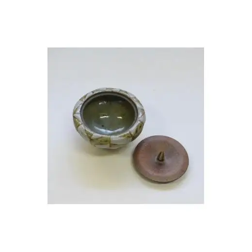 釉彩蓋物 和食器 保存容器 陶芸品《受注制作》蓋付き碗 保存容器 皿 和食器 おすすめ 陶器 蓋付き小鉢 小物入れ 調味料 薬味入れ おしゃれ モダン 陶芸 手作り 装飾品 陶芸作家 インテリア