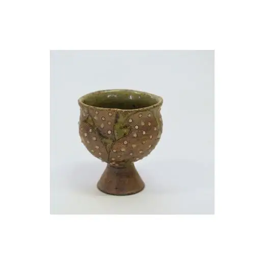 釉彩酒器 ワイングラス 陶芸品《受注制作》カップ コップ ぐい呑み お猪口 おすすめ 和食器 おしゃれ 手作り 陶器 陶芸 陶芸作家