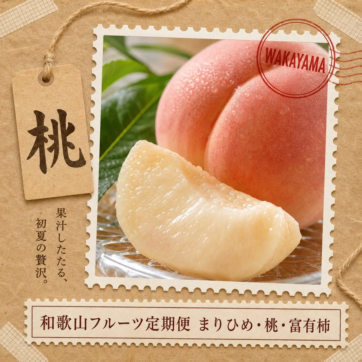 【2～3・7・11月 全3回】紀州和歌山産旬のフルーツセット（いちご・桃・富有柿）定期便 【魚鶴商店】【UT69】【Z91138-tkb373】