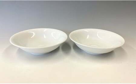 中仙窯 有田焼 白磁 シチュー皿 2枚セット 中尾純作 作家 作家物 白磁 白 器 食器 シチュー皿 カレー皿 パスタ皿 ペア 伝統工芸 bf010