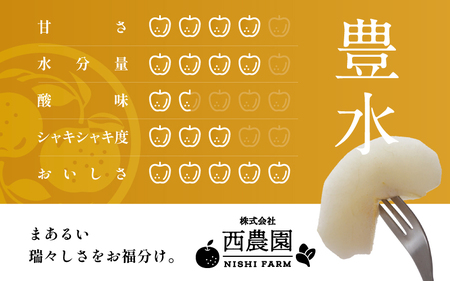【先行予約】豊水梨 3kg前後 (5～8個) 甘くてジューシーな旬の梨【2026年8月下旬以降順次発送予定】 [A-15006]