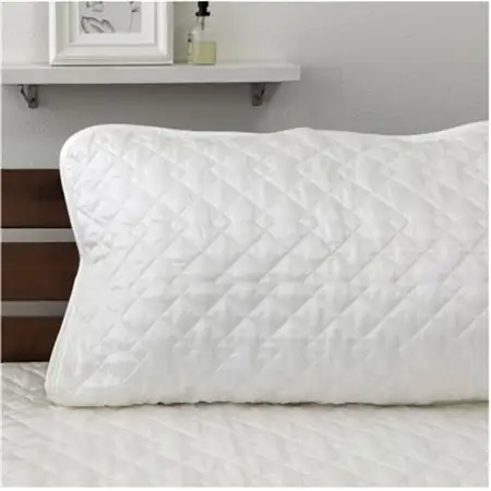 【Sサイズ 35×50cm】ピュアシルク 和泉木綿 枕パッド　ホワイト1枚  SCC-3550【1321534】