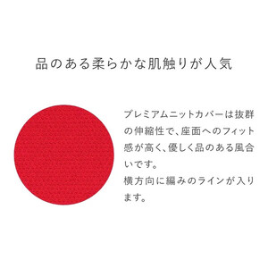 バランスシナジー専用プレミアムニットカバー（レッド）スクエアシート用 はっ水加工【 チェアカバー 椅子カバー チェアカバー 椅子カバー チェアカバー 椅子カバー チェアカバー 椅子カバー 】