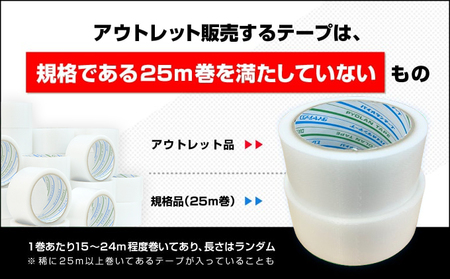 【訳あり】パイオランテープ(養生テープ)クリア色・48巻入り 