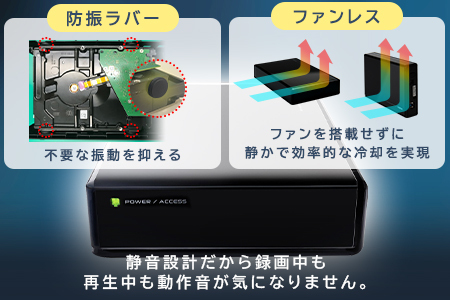 【066-03】ロジテック ハードディスク 1TB WD Red Plus 搭載モデル テレビ録画 HDD 外付け 3.5インチ USB3.2(Gen1) WD10EFRX 日本製 ファンレス 冷却  TV Win11 Mac 対応【LHD-EN1000U3WR】