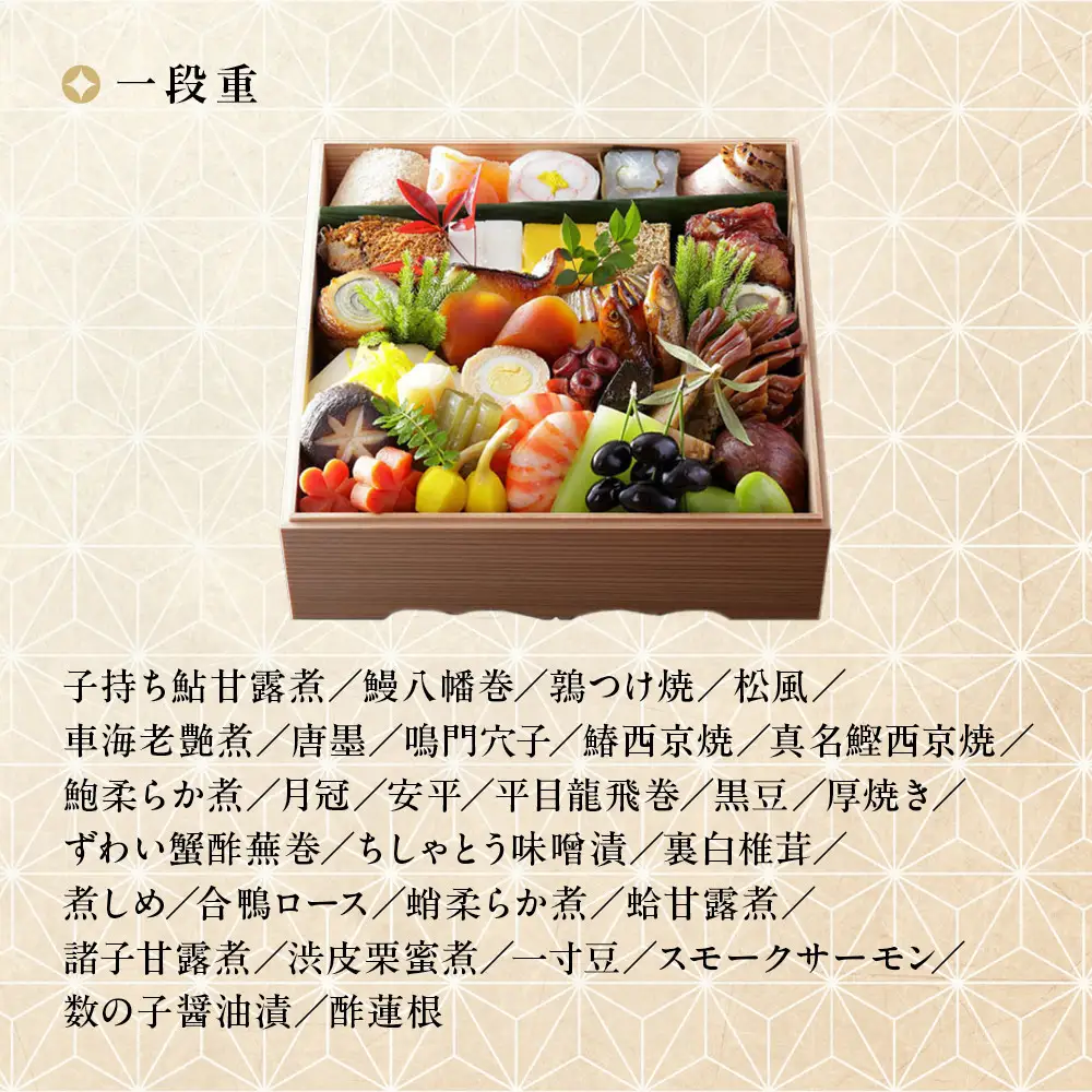 ※店頭受取限定※【京料理 木乃婦】御節(おせち)一段重2人前｜京都 老舗料亭 おせち 人気