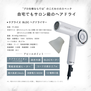 ドライヤー 折りたたみ式  強風 タイプ TF-2602 ドライヤー