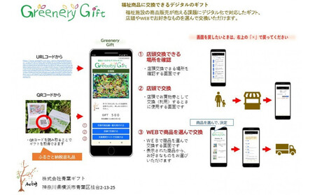 「福祉とつながるデジタルギフト」メッセージカードタイプ（3000円分） AHY0001