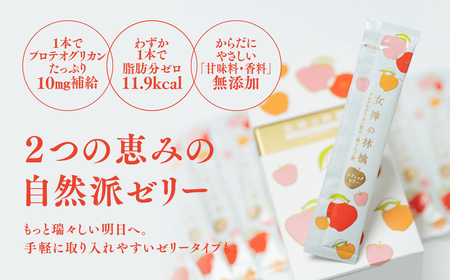 無添加 女神の林檎 りんご酢 500ml×3 スティックゼリー 10g×30包 青森県産 りんご