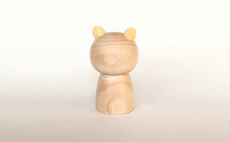 にゃんこけしの絵付け体験 1名様分チケット（オリジナルにゃんこけしを作ろう！） ねこ 猫 ネコ 