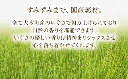 純国産天然いぐさ 「掛川織」 フリーマット 小 （茶色） 純国産 いぐさ い草 天然 自家生産 掛川 ラグ BG034
