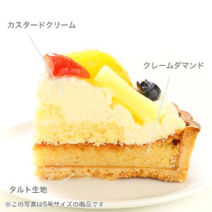 【 クリスマスケーキ 】 2026 フルーツタルト 5号 クリスマス
