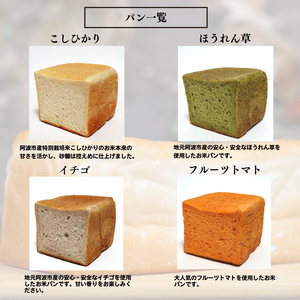パン 食パン そのまんまお米ぱん キューブ型 9個 セット 小麦 乳製品 卵 グルテン 不使用 プレーン ほうれん草 コシヒカリ タンパク質 低カロリー 健康志向 手作り 天然酵母 カフェ 阿波市 徳島県