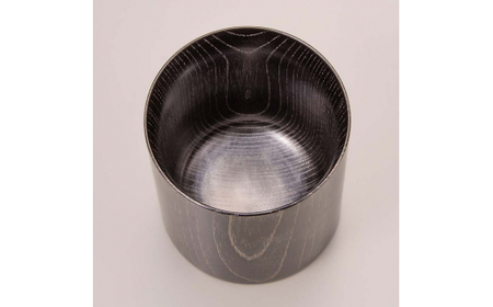 欅 Mug Cup ブラック Platinum 木箱入り 天然木 木製 マグカップ カップ 漆器 漆塗    ギフト 伝統工芸 工芸品 国産 日本製 山中木製漆器 復興 震災 コロナ 能登半島地震復興支援 北陸新幹線 F6P-0131