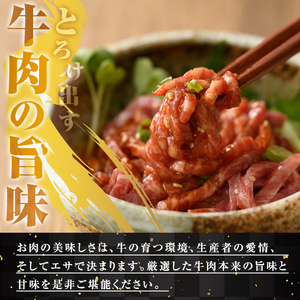 鹿児島県産 黒毛和牛 ユッケ 14人前(40g×14パック)【LRプラスK】A490-v01