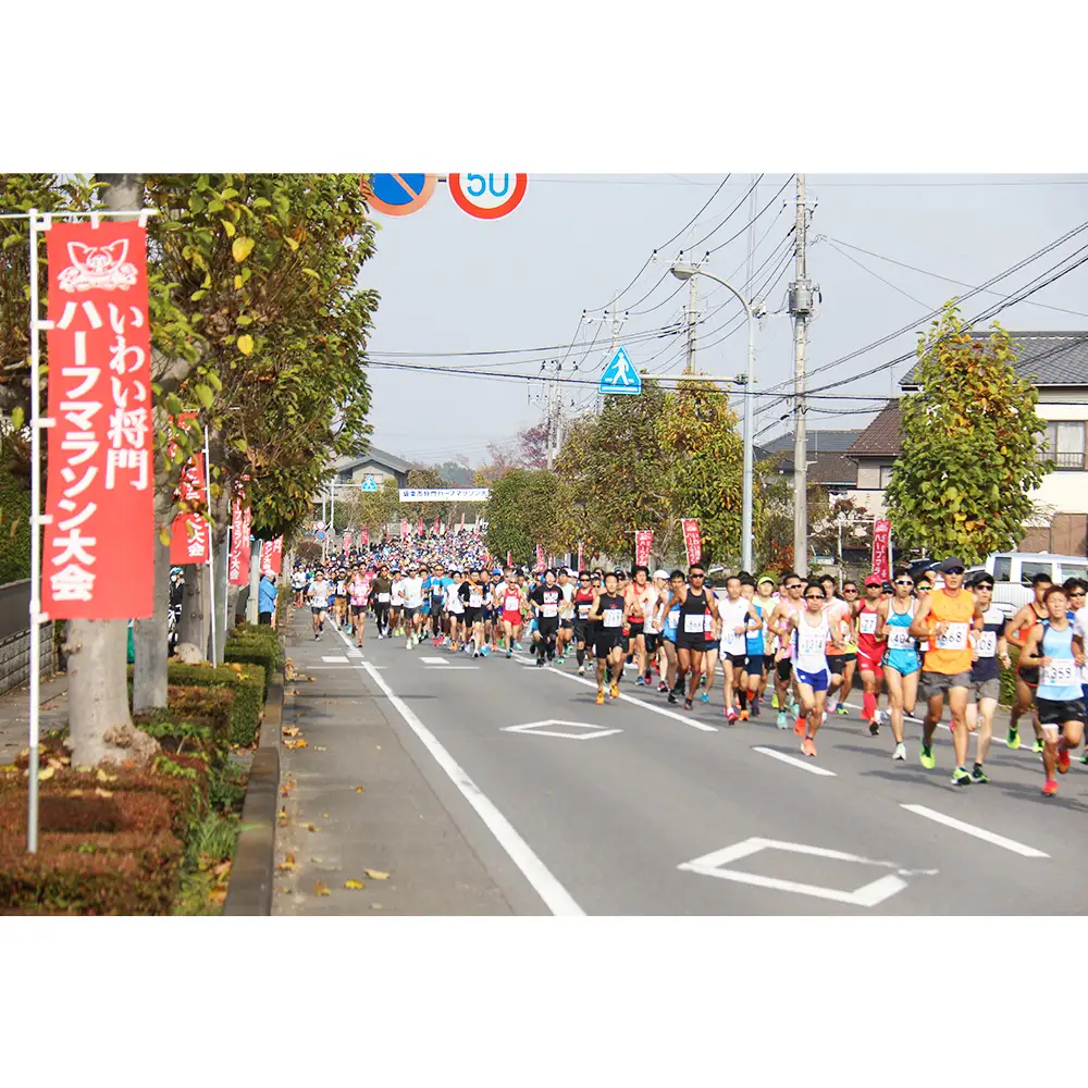 体験型返礼品　坂東市将門ハーフマラソン（10kmの部）＋バスチケット No.733