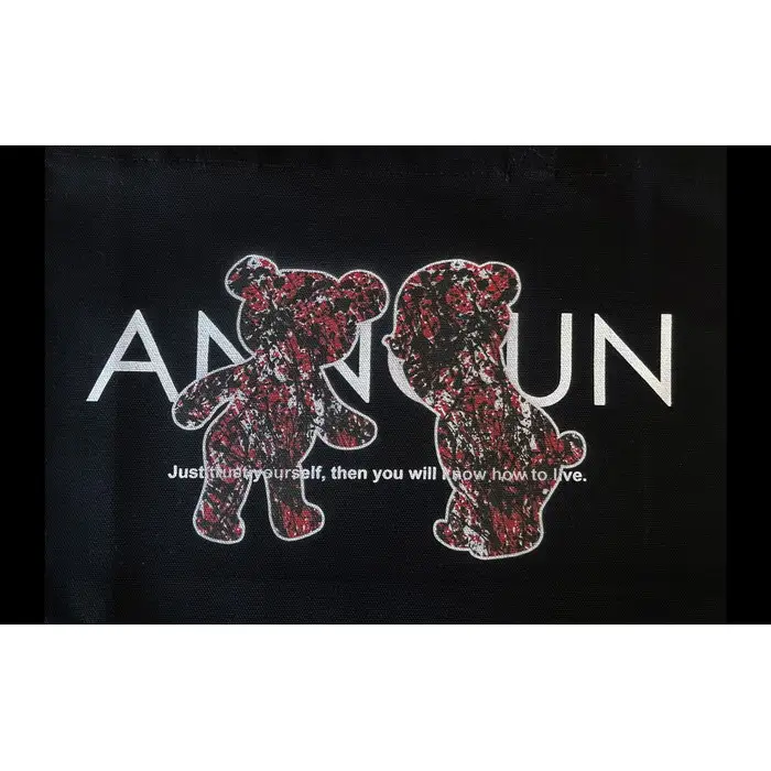 ［ANNOUN］Painting Bear トートバッグ2個セット | かばん カバン 鞄 アパレルブランド 絵画 アート コラボレーション アンノウン 福祉 就労支援 就労継続支援B型事業所 アトリエ・アンノウン 埼玉県 越谷市
