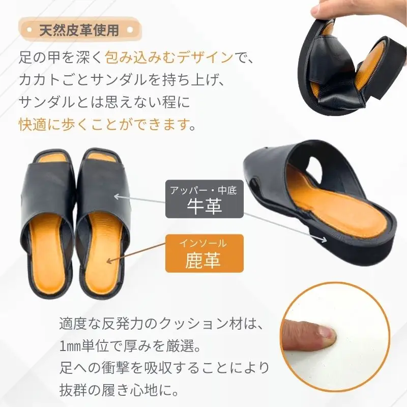 サンダル 黒 WRAP SANDALS ブラック×ブラック×ブラック 27cm ／ ユニセックス カジュアル 履物 【mrsn0005】