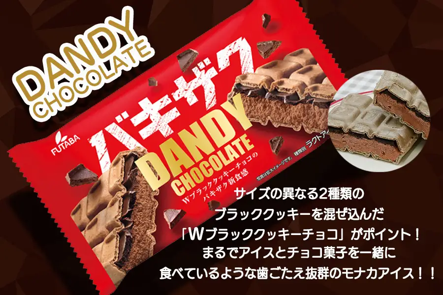 フタバ食品　アイス20個　ダンディーチョコレート＆ミルクセット　2種類各10個/人気返礼品 フタバ食品 福袋 スイーツ デザート 大容量 プレミアム 人気 お取り寄せ 限定品 オリジナル 食べ比べ 詰め合わせ 氷菓子 バニラ チョコ アソート 大人におすすめ 子供 おやつ 夏 ひんやり 一押し