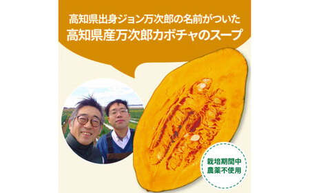 高知県産万次郎カボチャのポタージュ 180ｇ×3食