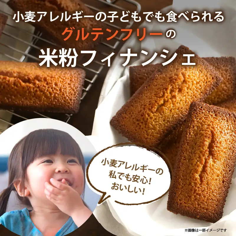 【2週間以内発送】≪グルテンフリー≫米粉のフィナンシェ(計10個) スイーツ お菓子 国産_T038-0075