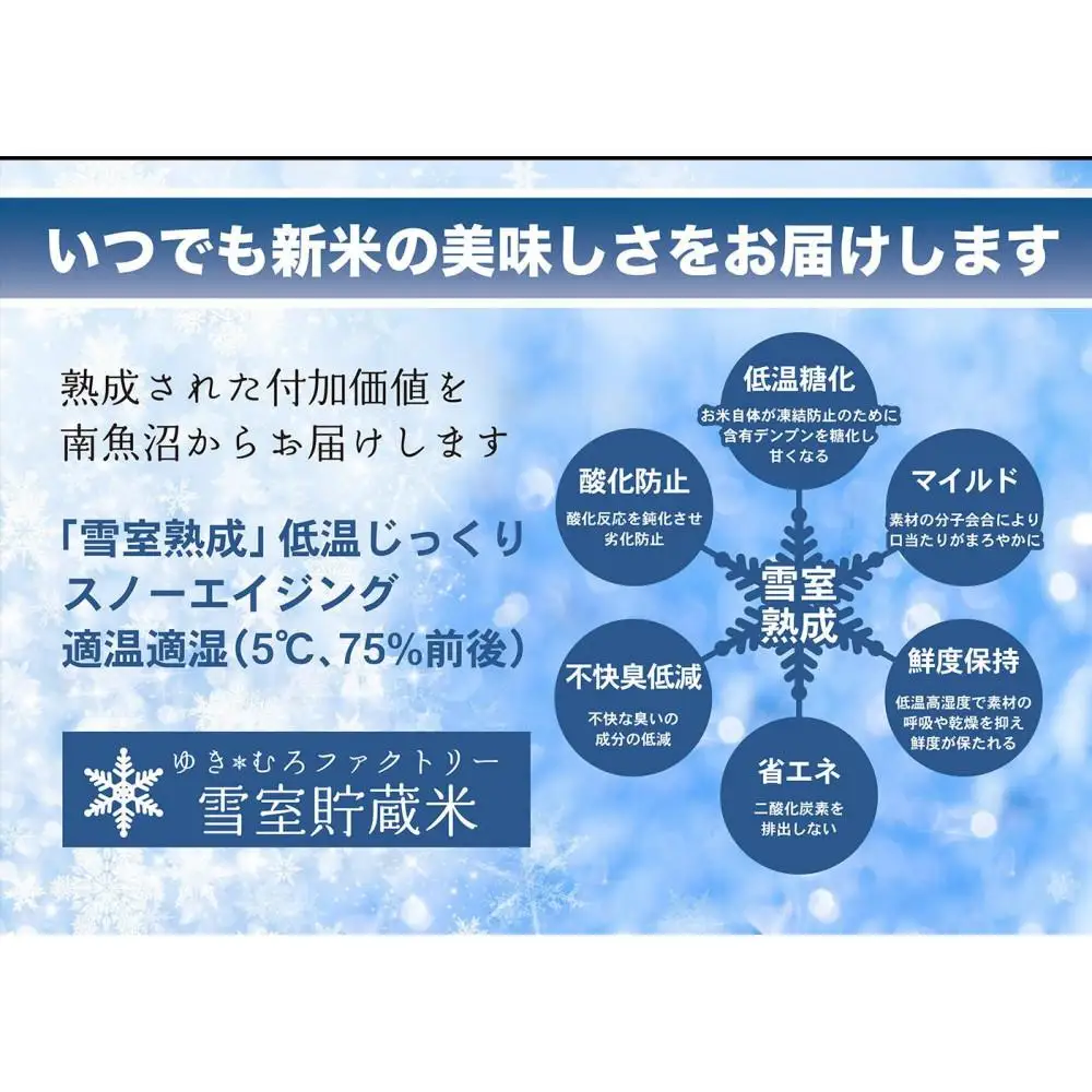 【令和7年】特別栽培【定期便5kg×3回】 雪室貯蔵米 南魚沼塩沢産コシヒカリ　|  コシヒカリ