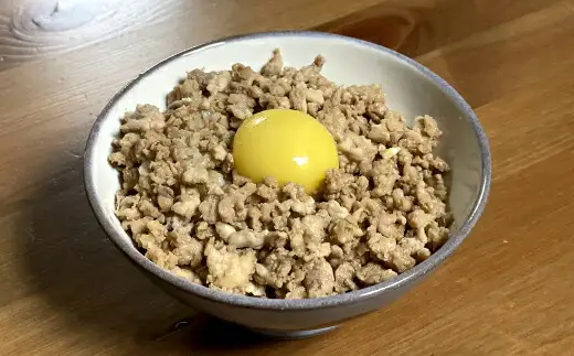 山もりたまごのいいとこどり （ミンチ） 約500g（2人前） 鶏ガラ付 鶏肉 とり肉 トリ肉 ミンチ肉 挽肉 挽き肉 ひき肉 そぼろ 鶏団子 つみれ おかず 料理 お取り寄せ 福岡県 うきは市