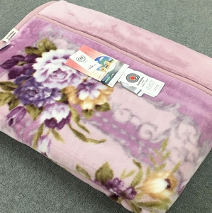 マイヤー毛布 シングル ピンク C.R.P加工毛布 1枚 (合わせ毛布) 22302PI｜毛布の町 泉大津 国産 サイズ・色 家庭洗濯可 [5005]
