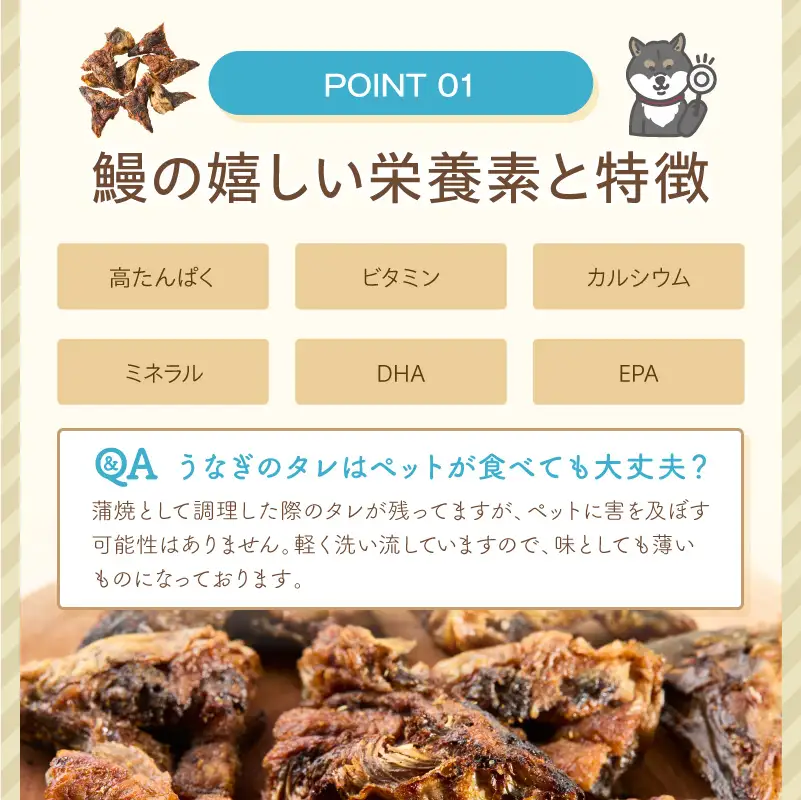ペットフード研究所 鰻頭 毎月100g×6回定期便 最初の月+100g【087C-123】