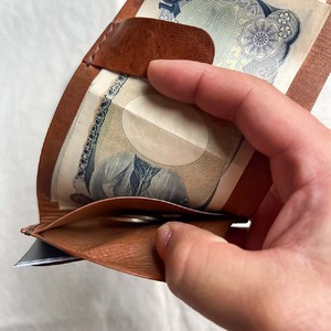 ちょっとの財布（刺繍糸カラー・開く向きが選べる）【R01110】
