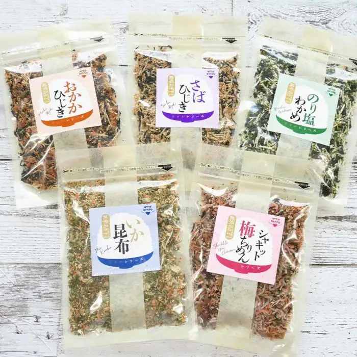 【ふるさと納税】【無添加・アミノ酸不使用】生ふりかけ  (澤田食品) 公式通販限定 5種食べ比べセット いか昆布 梅ちりめん さばひじき おかかひじき のり塩わかめ 各1パック