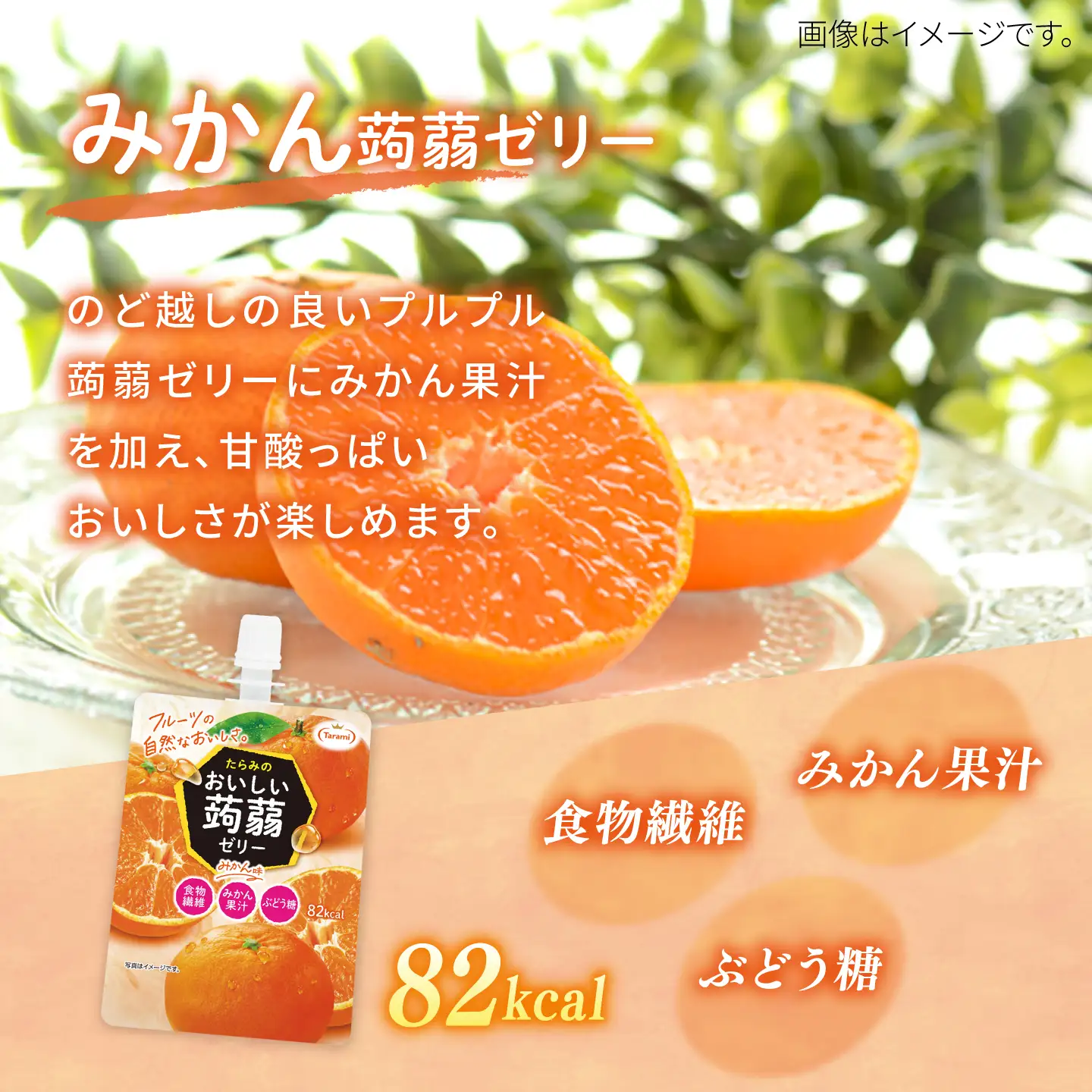 【みかん】たらみ おいしい蒟蒻ゼリー   150g 30個セット 糸島市 / たらみ [ALN009-5]