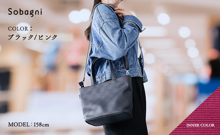 Sobagni　TRICK TOTE ファッション カバン バッグ かばん トートバッグ  ブラック/ブラック