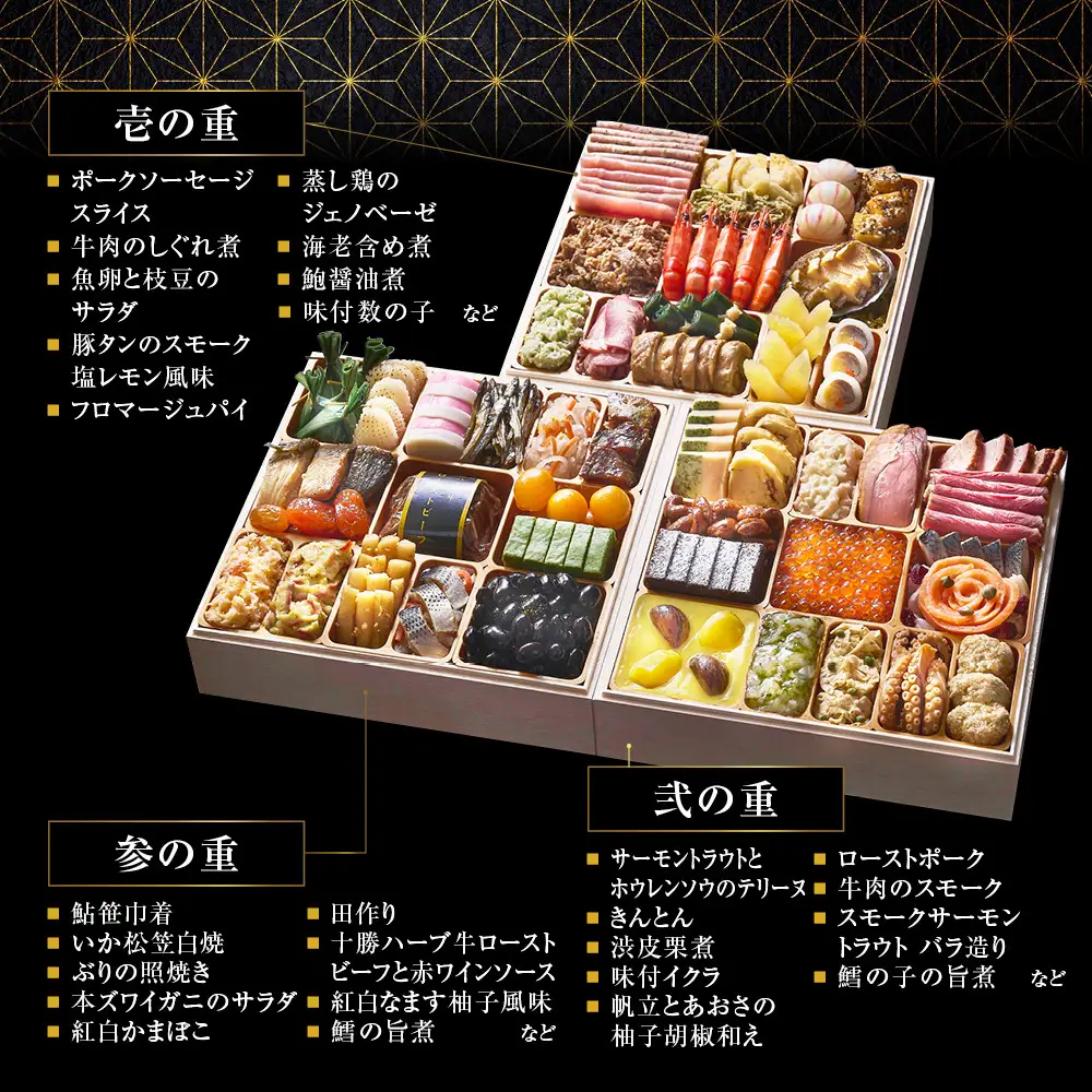 【ウェスティン都ホテル京都】和洋おせち料理 三段重(冷蔵)約5人前 おせち 人気 おすすめ
