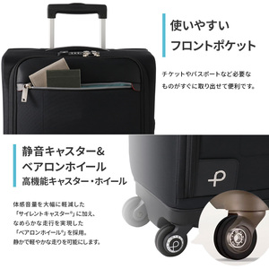 スーツケースプロテカマックスパス ソフト3 ネイビースーツケース【23L】