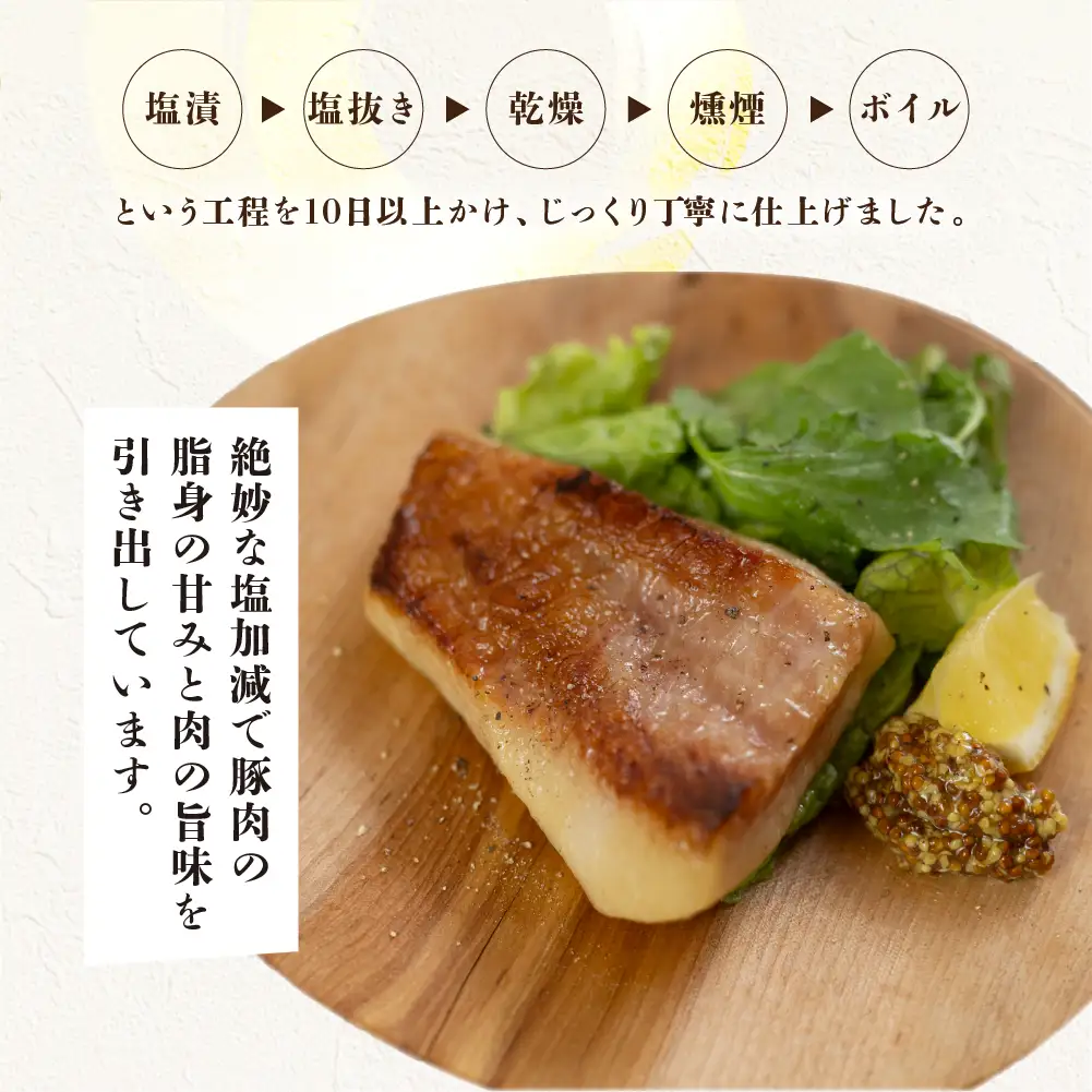 【飛騨 味職人】ボーノポーク豚とろベーコン 約900g（約300g×3）ベーコン【57-20】