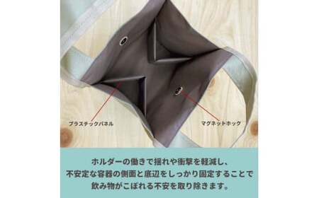 FKK22-093_究極のコーヒーバッグ（２ホルダー付）サンドベージュ
