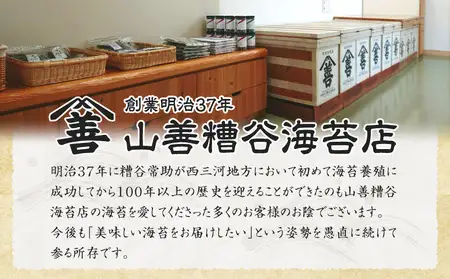愛知産　初摘み　焼きのり100枚・Y089-26