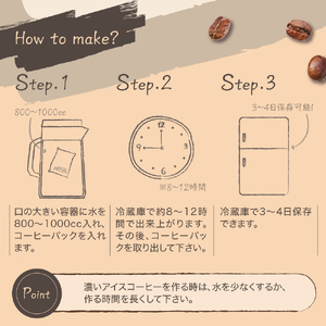 【 夏季限定 ギフト 用 】 水出し アイスコーヒー 15個 ( 1パック 40g ) 〔 2026年 4月 ～ 10月頃 配送 〕 コーヒーパック アイス コーヒー ダブル焙煎