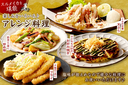 スルメイカ一夜干し計1kg 200g×5袋 イカ ゲソのみ 【005_0140】